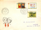 HUNGARY - 1968.FDC Set I.- Children´s Paintings - 50th Anniv.Hung.Communist Party - FDC