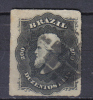 AP1356 - BRASILE , 200 R. Nero N. 35 Used - Used Stamps