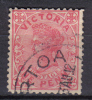 AP1342 - VICTORIA  1905, 1 D. Dent 11 * 12 1/3 Filigrana  Capovolta - Gebraucht