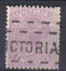 AP1344 - VICTORIA  1905, 2 D. Con  Filigrana  Capovolta - Gebraucht