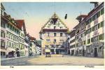 Schweiz Suisse 1921: Zug - Colinplatz  (Hotel Ochsen)   - Mit Stempel ZOLLIKON 1.X.21 - Zoug