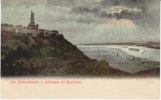 Rüdesheim Am Rhein Germany, National Monument On Rhein Under Moonlight, 1900s Vintage Postcard - Ruedesheim A. Rh.