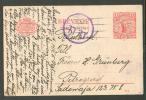 SWEDEN 1915 POSTAL STATIONERY TO PETROGRAD RUSSIA WITH RUSSIAN CENSOR CANCELLATION - Entiers Postaux