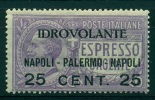 REGNO 1917 POSTA AEREA N.2  IDROVOLANTE ESPRESSO URGENTE NON EMESSO MNH** - Luftpost