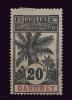 Dahomey Ob N° 23 - 20c Noir   Palmiers - Sonstige & Ohne Zuordnung