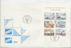 FINLAND 1986 Architecture Booklet Pane. On FDC.  Michel 987-92 - FDC