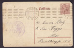 Württemberg Postal Stationery Ganzsache Entier Karte STUTTGART 1917 Volksschulerektorat Der Schwabschule Cachet - Entiers Postaux