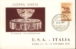1961   Italia  Roma  Davis Coupe Coppa Davis  Tennis - Tennis