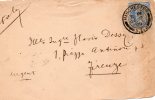 Great Britain 1909, Envelope Front To FIRENZE, Italy. Manchester Postmark, Interesting - Covers & Documents