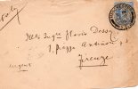 Great Britain 1909, Envelope Front To FIRENZE, Italy. Manchester Postmark, Interesting - Lettres & Documents