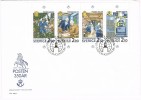 F.D.C. Stockholm (suecia) 1986.  350 Aniversario Correos - FDC