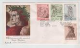 Vatican FDC1965 Dante Alighieri Complete Set Of 4 With Cachet - Covers & Documents