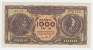 GREECE 1000 DRACHMAI 1950 AXF P 326a 326 A - Grecia