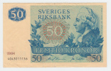 Sweden 50 Kronor 1984 VF+ P 53c  53 C - Suecia