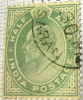 India 1902 King Edward VII 0.5a - Used - 1902-11 King Edward VII