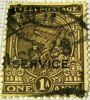 India 1911 King George V Overstamped Service 1a - Used - 1911-35  George V