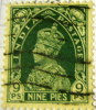 India 1937 King George VI 9p - Used - 1936-47 King George VI