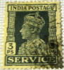 India 1939 King George VI Service 3p - Used - 1936-47 Koning George VI