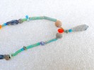 Rare Collier égyptien En Perles Tubulaires Et Cornalines  _  Ancient Egyptian Necklace Carnelian Beads And Tubular - Arqueología