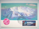 5 Card Maximum With Special Cancel Alpinism Climbing From USSR 1986, 2 Scans - Maximumkarten