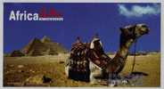 Desert Camel,Egyptian Pyramid,Africa Vision,CN 09 Efengxing Travel Service Advert Pre-stamped Card,specimen Overprint - Egyptologie
