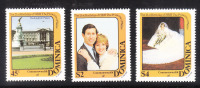 Dominica 1982 Princess Diana Issue Omnibus MNH - Dominique (1978-...)