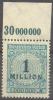 1923 1 Mio Oberrand Mi 314A P OR Platte A Posfrisch/neuf Sans Charniere/MNH - Otros & Sin Clasificación