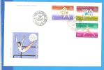 Sports, Judo, Wrestling, Fencing 1984. Romania FDC 1X First Day Cover - Ete 1984: Los Angeles