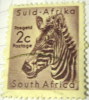 South Africa 1954 Zebra 2c - Used - Sonstige & Ohne Zuordnung