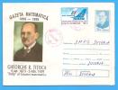 Science. Mathematician Gheorghe Titeica. ROMANIA Stationery Cover 1995. - Informatik