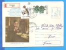 Luis Pasteur. Microscope. ROMANIA Stationery Cover 1995. - Louis Pasteur