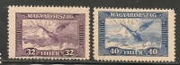 HUNGARY - 1927 Air Mail- Yvert # A16/17 - MINT LH - Ungebraucht