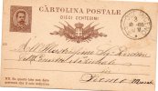 1885  Lettera Con Annullo Ascoli Piceno - Interi Postali