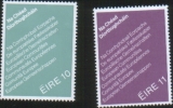 Irlanda Irlande Eire 1979 Prima Elezione Al Parlamento Europeo Serie Cpl 2v  ** MNH - Ungebraucht