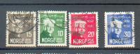 NORV 8 - YT 155 à 158 Obli - Used Stamps