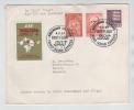 Denmark First SAS Flight TRANS-ASIAN-EXPRESS Via TASHKENT Copenhagen - Singapore 4-11-1967 - Storia Postale