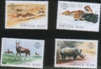 Portogallo - Portugal  1984 Centenario Dello Zoo Di Lisbona Serie Cpl 4v  ** MNH - Neufs