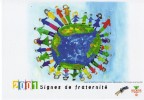 CARTE PUB       SCOUTS DE FRANCE     2001      SIGNES DE FRATERNITE - Pfadfinder-Bewegung