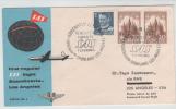 Denmark First SAS Flight Copenhagen - Greenland - Los Angeles 15-11-1954 - Covers & Documents