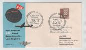 Denmark First SAS Flight Copenhagen - Greenland - Los Angeles 15-11-1954 - Briefe U. Dokumente