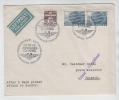 Denmark First SAS Flight Copenhagen -Thailand 26-10-1949 - Storia Postale