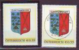 047: Personalisierte Marke: Wappen Guntramsdorf ** Und Gestempelt - Timbres Personnalisés