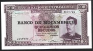 MOZAMBICO (MOZAMBIQUE, MOCAMBIQUE)  : 500 Escudos - P118 - 1976 - UNC - Moçambique