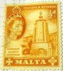 Malta 1956 Wignacourt Aqueduct Horsetrough 0.5d - Used - Malte (...-1964)