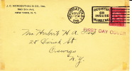 1930 Von Steuben Sc 689  Corner Card And «First Day Cover» Rubber Stamp Front Only - 1851-1940