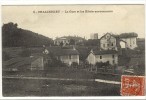 Carte Postale Ancienne Chalindrey - La Gare Et Les Hôtels Environnants - Chemin De Fer - Chalindrey