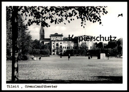 Delcampe - ÄLTERE POSTKARTE TILSIT GRENZLANDTHEATER SOWETSK KALININGRAD SOWJETSK Ostpreussen Theater Theatre Postcard Ansichtskarte - Ostpreussen