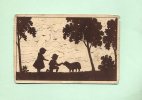 Thème - Silouhette - Enfants Et Chien - Silhouettes