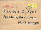 CARTA ETIQUETA VALENCIA1993 - Cartas & Documentos