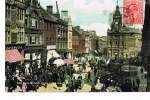 NEWCASTLE-ON- TYNE - The Bigg Markett - Cpa Couleurs - Circulated 1907-E.T WD - Newcastle-upon-Tyne